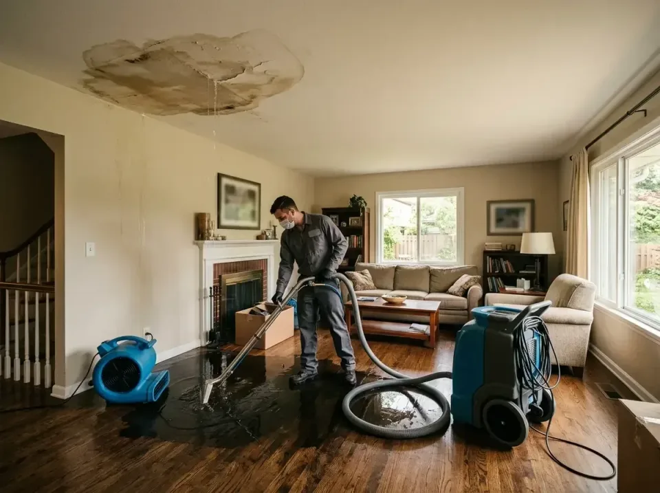 attic-pipe-burst-ceiling-drip-008 — frequently asked questions, Water Damage Restoration & Carpet Care in Palos Heights, IL